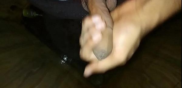  Jerking uncut indian dick